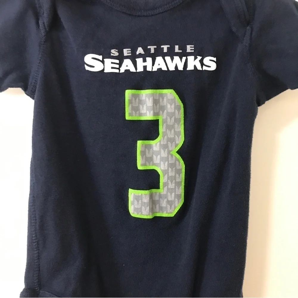 3/$15  Seattle Seahawks infant 3 Wilson onesie size 12 months